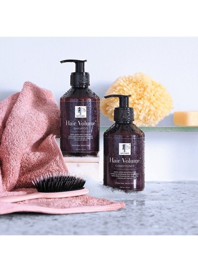 New Nordic - New Nordic Hair Volume Shampoo | A Rich, Herbal Recipe for Weightless, Thicker, Volumizing, Fuller Hair | Vegan & Formulated with Clean Ingredients I 8.5 Fl Oz - Image 1