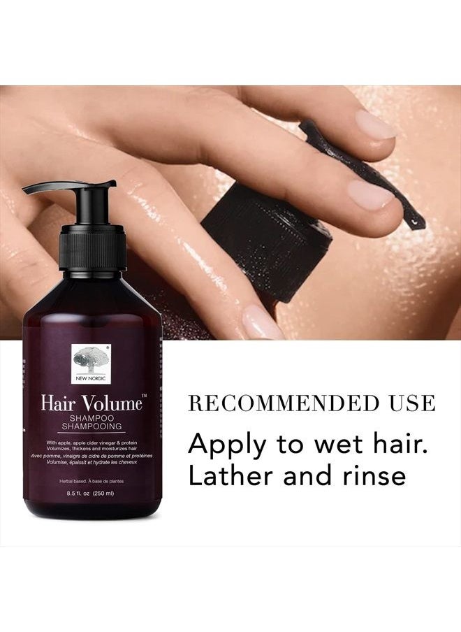 New Nordic New Nordic Hair Volume Shampoo | A Rich, Herbal Recipe for Weightless, Thicker, Volumizing, Fuller Hair | Vegan & Formulated with Clean Ingredients I 8.5 Fl Oz  - Image 3