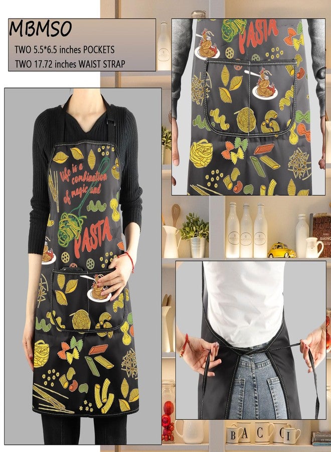 MBMSO Italian Pasta Apron Chef Pasta Maker Gifts Life is a Combination of Magic and Pasta Apron for Italian Pasta Lover Gifts (Pasta Apron-b) - Image 3