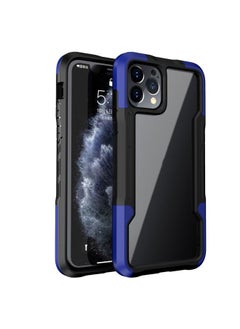 Generic Case Cover For iPhone 13 Armor Acrylic 3 in 1 Phone Case Blue 