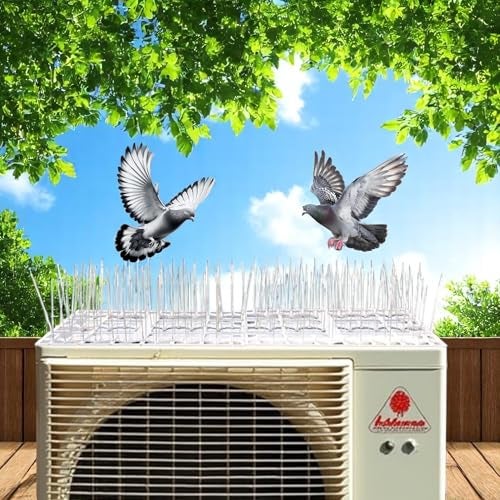 SPIKEZONE - Anti Bird Spikes for Split AC Outdoor, Pigeon Control Spikes for Split AC, Stainless Steel Bird Spikes - Image 1