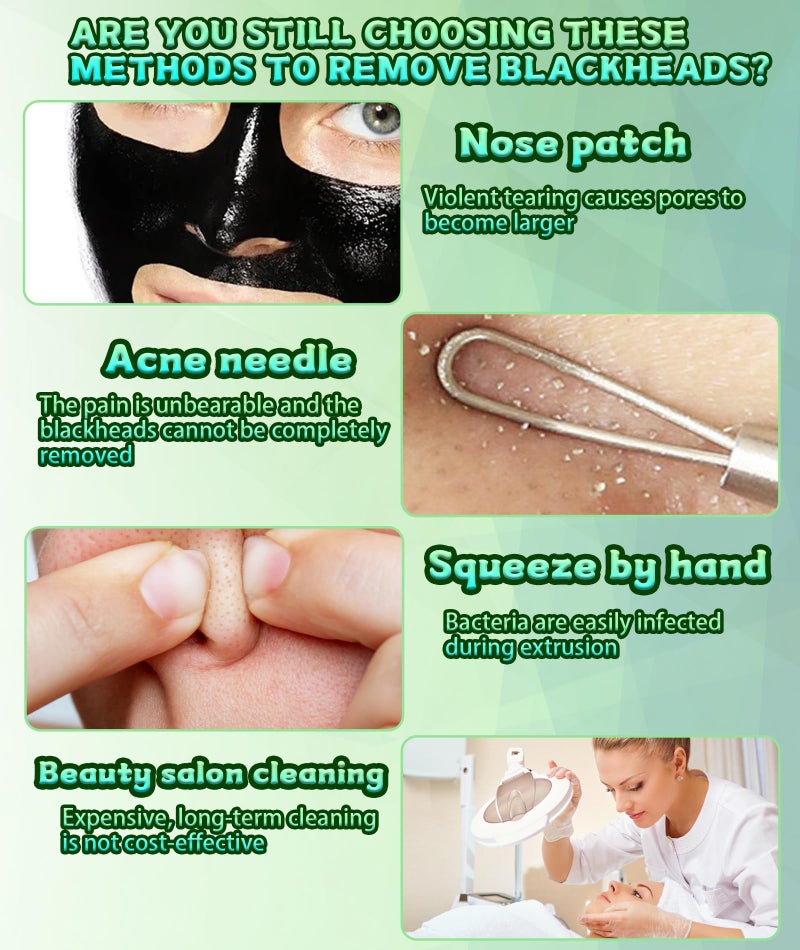 INIMAGINE Black Head Remover Tool, Nose Strips for Blackheads, Blackhead Removal Tool Facial Cleansing Tools are Comfortable and Durable Suitable for All Facial Cleansing Users (11*5*1cm 4.33*1.96*0.39in) - Image 2