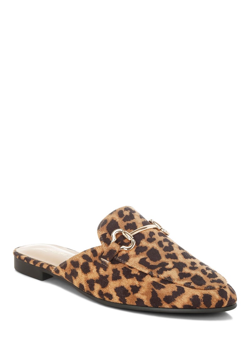 London Rag Women's Horsebit Detail Mules in Tan - Image 3