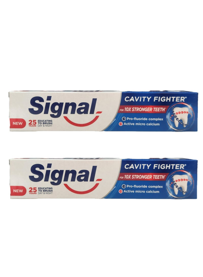Signal Cavity Fighter Toothpaste 75 ML 2 Pcs