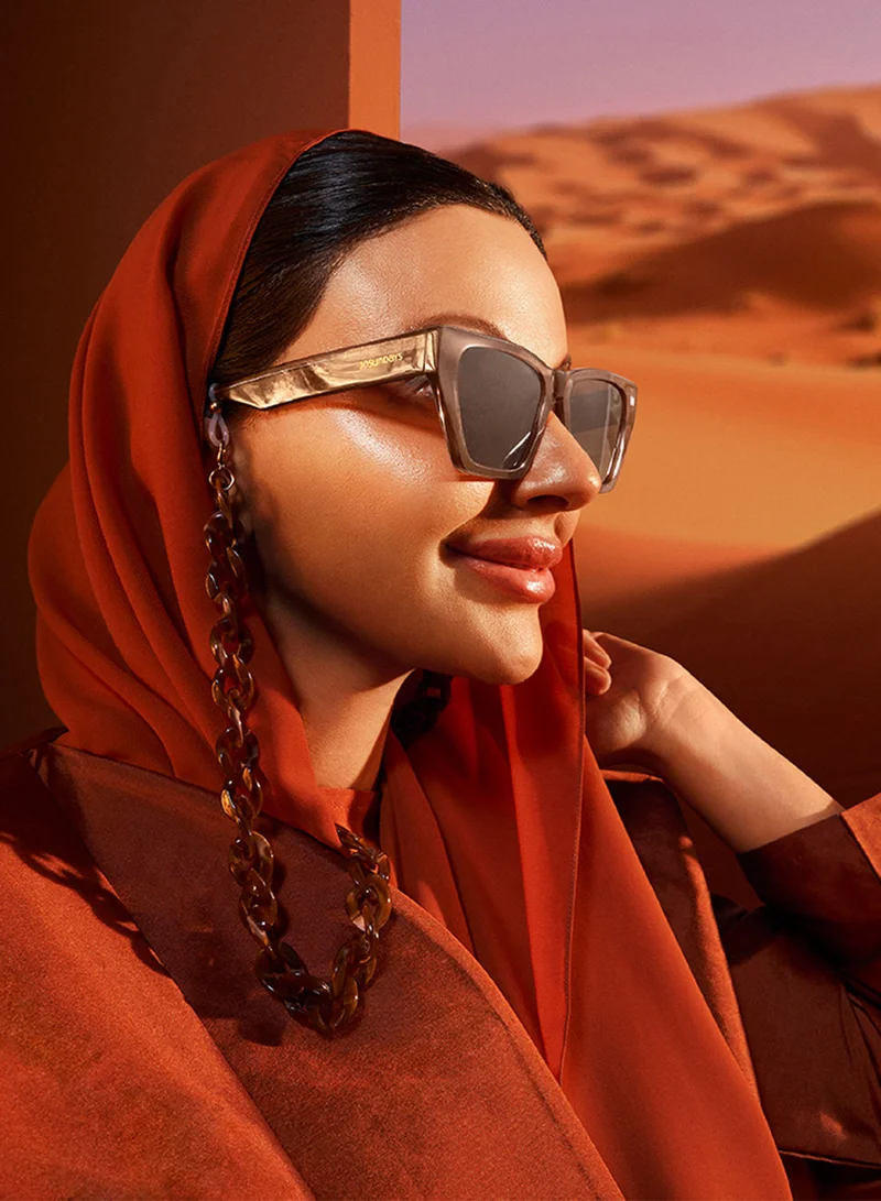 30 سندايز نظارة شمسية نسائية Rhodes كات آي حماية UV400 بني