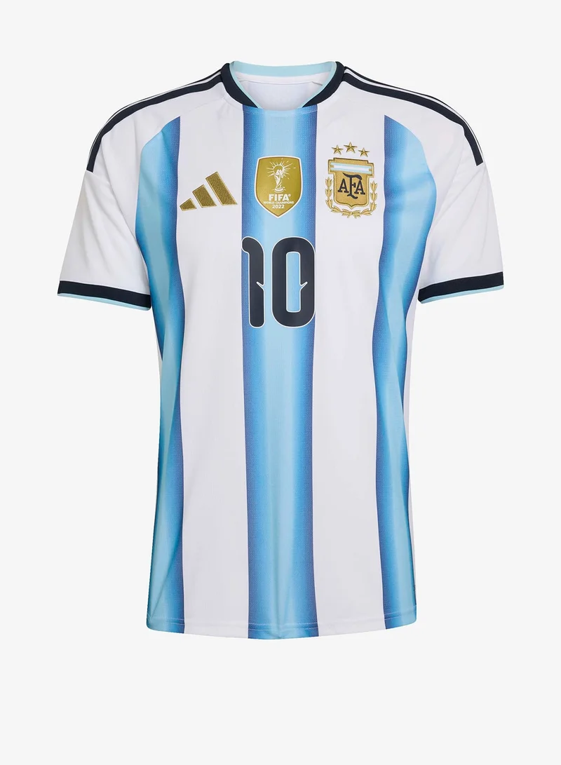 Adidas WHITE/ICEBLU/LTBLUE Argentina 26 Home Messi Jersey  | Best Price UAE
