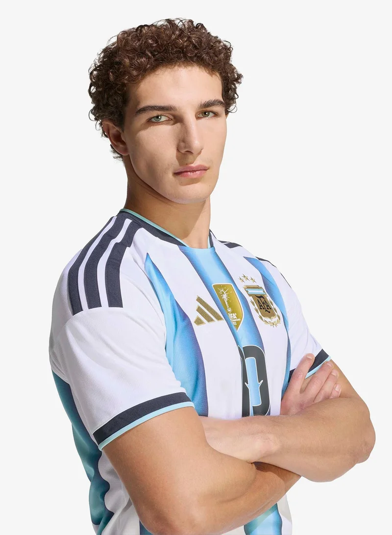 Adidas WHITE/ICEBLU/LTBLUE Argentina 26 Home Messi Jersey  | Best Price UAE