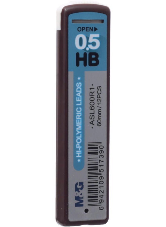 M&G Hi-Polymeric Leads, Precise Writing, HB 0.5mm, High-Quality Graphite - Image 1