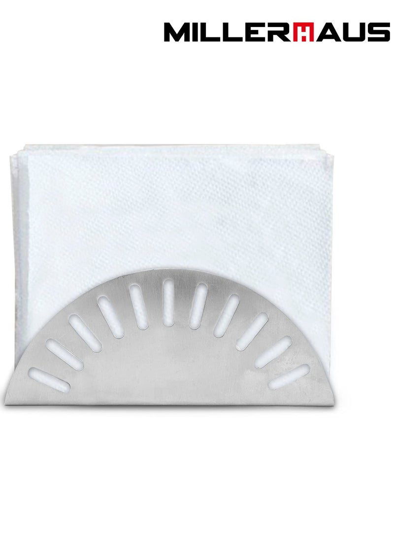 MILLERHAUS Millerhaus Half Moon Napkin Holder SS FINISH - Stainless Steel  - Image 1