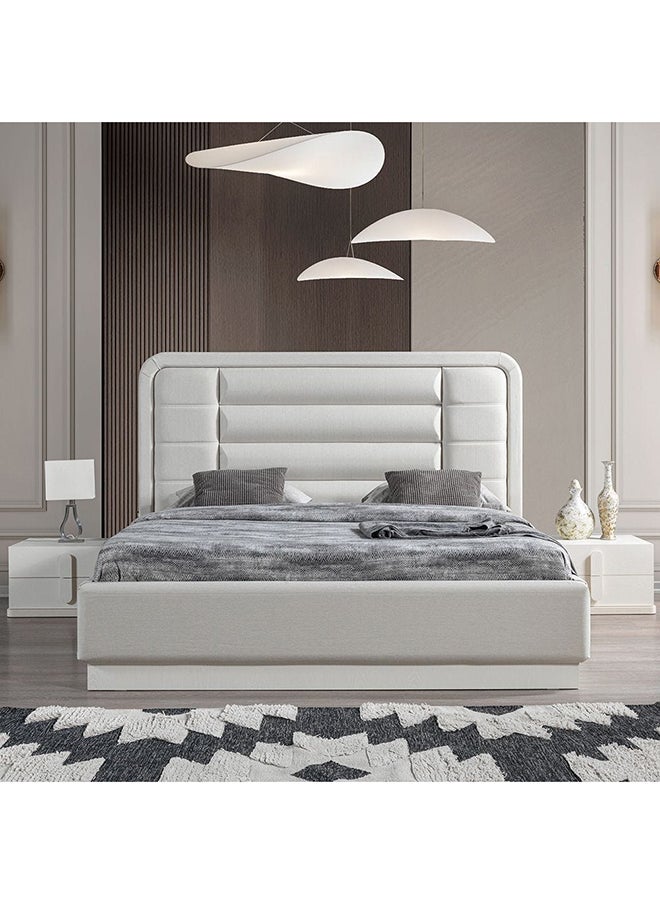 Erza 180 X 200 King Bed With Hydraulic Storage Sturdy Modern Design Wooden Double Bed Frame Furniture Quiet And Comfortable Beds L 230x180x130 Cm White - pzsku/ZD9655C1DB0E002EB724BZ/45/_/1710162656/ad81c6e6-c4b7-40e1-8c68-ef2d63010481