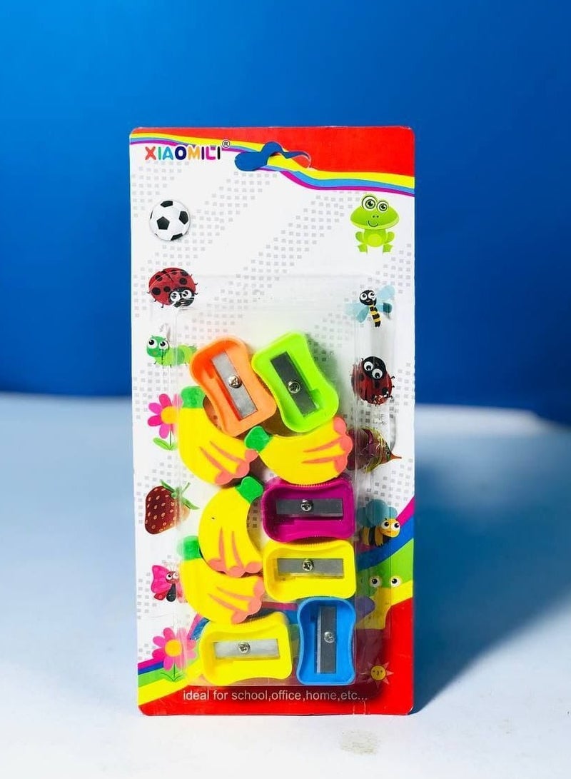 Generic Pencil sharpener and eraser, 6 sharpeners and 4 erasers - Image 2