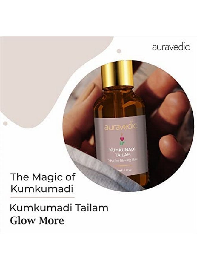 Auravedic Kumkumadi Tailam Kumkumadi Face Oil For Glowing Skin 30 Ml Kumkumadi Thailam For Face Serum Oil Kumkumadi Oil Glow Serum For Women Men  - Image 2