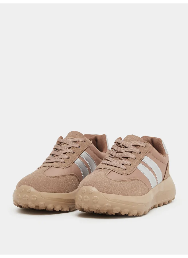 ستايلي Styli Retro Lace Up Sneaker