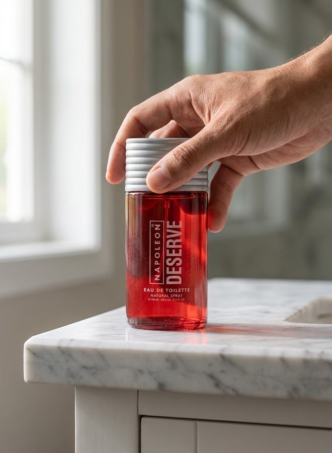 NAPOLEON عطر نابليون ديسيرف ريد للرجال – 100 مل | عطر يدوم طويلاً ومنعش وواثق | عطر يومي بنوتات عطرية جريئة - Image 3