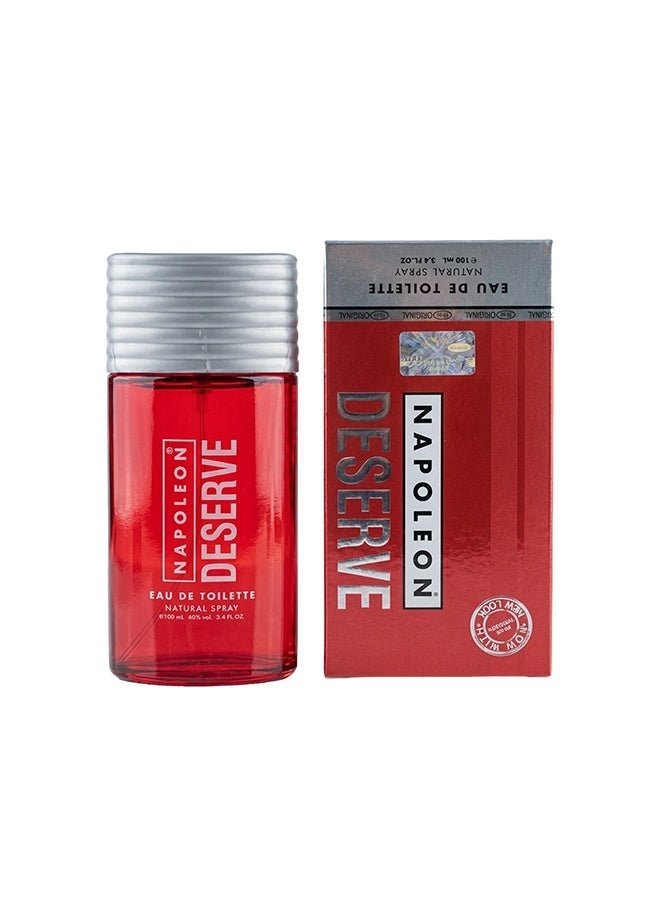 NAPOLEON عطر نابليون ديسيرف ريد للرجال – 100 مل | عطر يدوم طويلاً ومنعش وواثق | عطر يومي بنوتات عطرية جريئة - Image 1