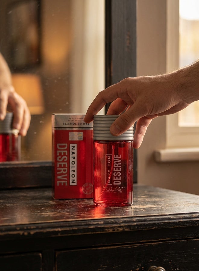 NAPOLEON عطر نابليون ديسيرف ريد للرجال – 100 مل | عطر يدوم طويلاً ومنعش وواثق | عطر يومي بنوتات عطرية جريئة - Image 5