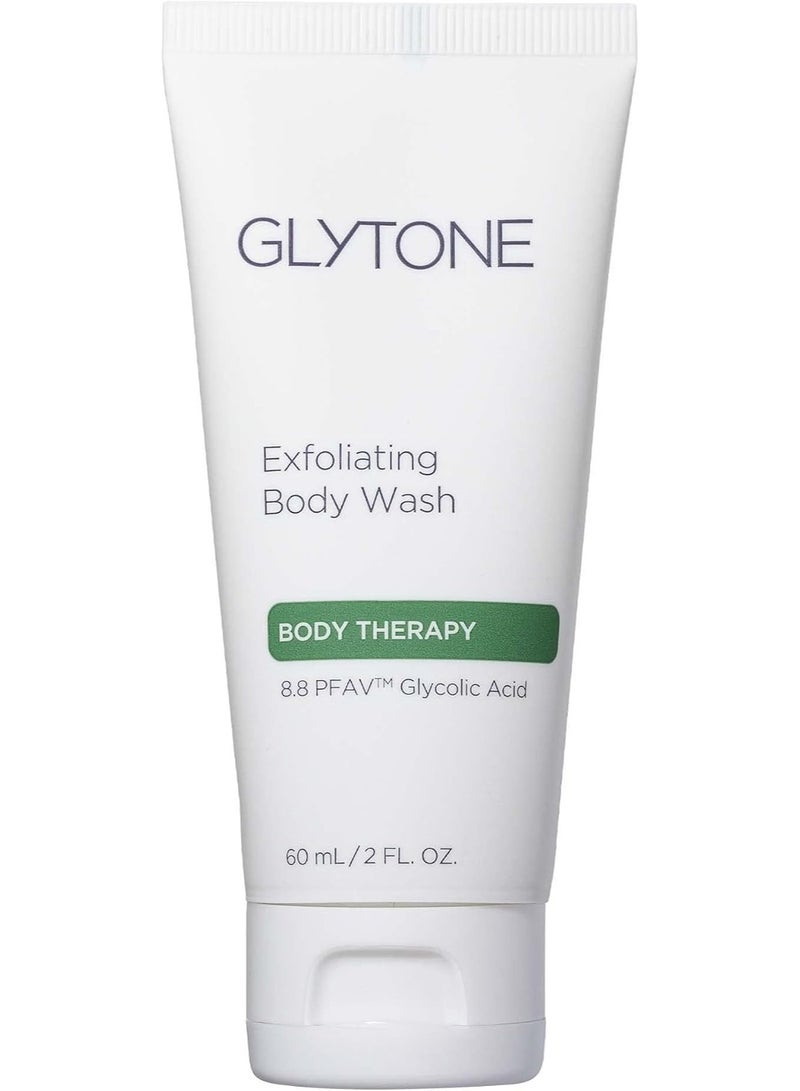 GLYTONE EXFOLIATING BODY WASH -BODY CLEANSER 60ML