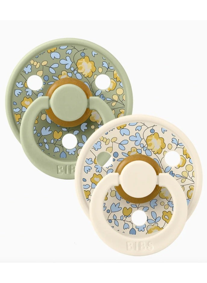 بيبس Pacifier DeLux (Latex)  2-piece - Ivory Sage - Image 1