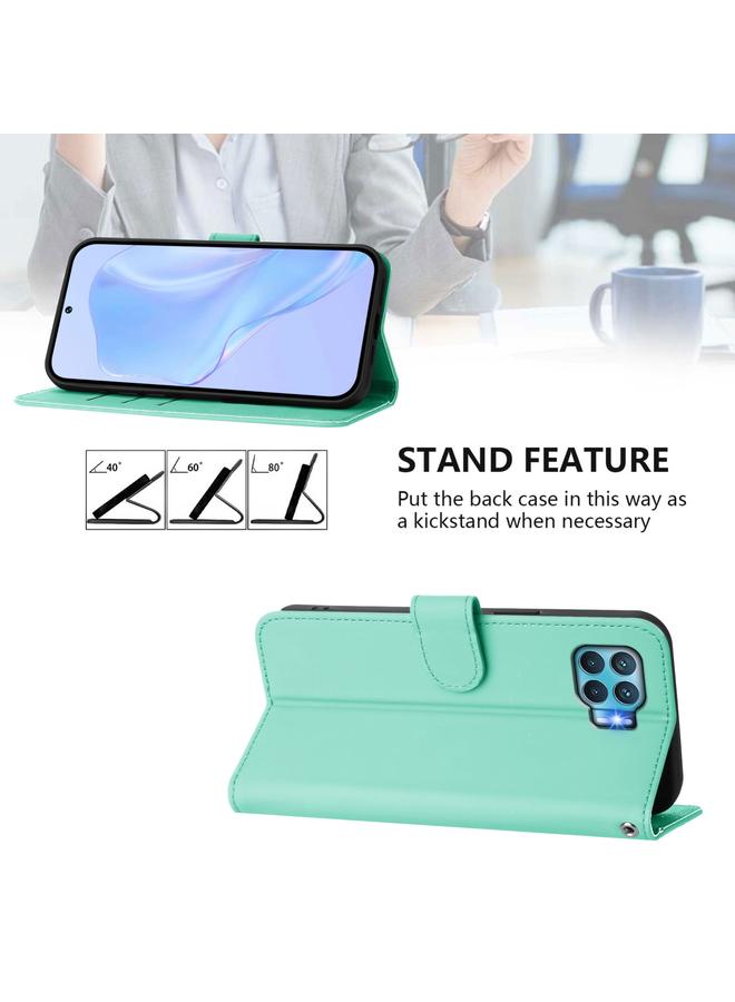 S-TOP Case For OPPO F17 Pro Skin Feel Solid Color Leather Phone Case with Lanyard - Image 3