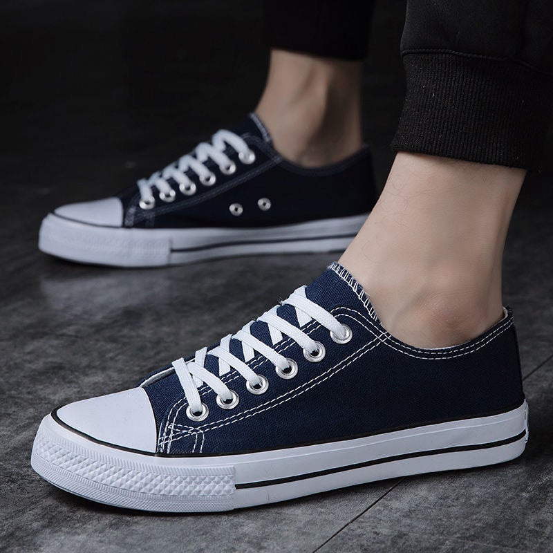general Kuangchao Canvas Shoes Men Low Top Lace Up Sneakers for Youth - Image 5