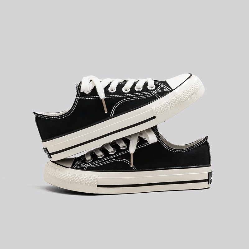 general Kuangchao Canvas Shoes Men Low Top Lace Up Sneakers for Youth - Image 1