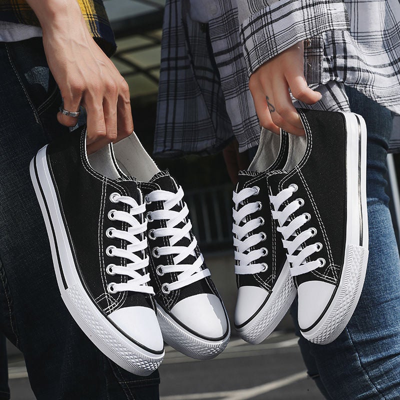 general Kuangchao Canvas Shoes Men Low Top Lace Up Sneakers for Youth - Image 3