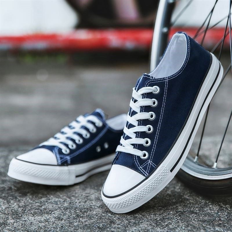 general Kuangchao Canvas Shoes Men Low Top Lace Up Sneakers for Youth - Image 4