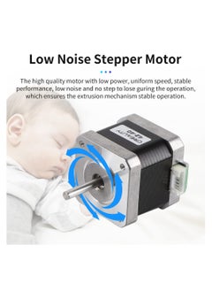 SYOSI 42-40 Stepper Motor for Creality CR-10 X/Y-Axis Stepping Motor,2 Phase 1A 1.8 Degree 0.4N.M, Compatible for E Axis Extruder Motor for CR-10 Series and Ender 3 Series (D-Shape)  - Image 4