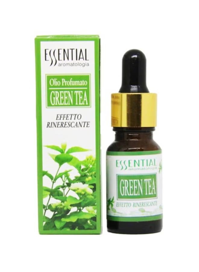 زيت عطري برائحة الشاي الأخضر 10 مل مع تأثير الاسترخاء للمرطب والناشر