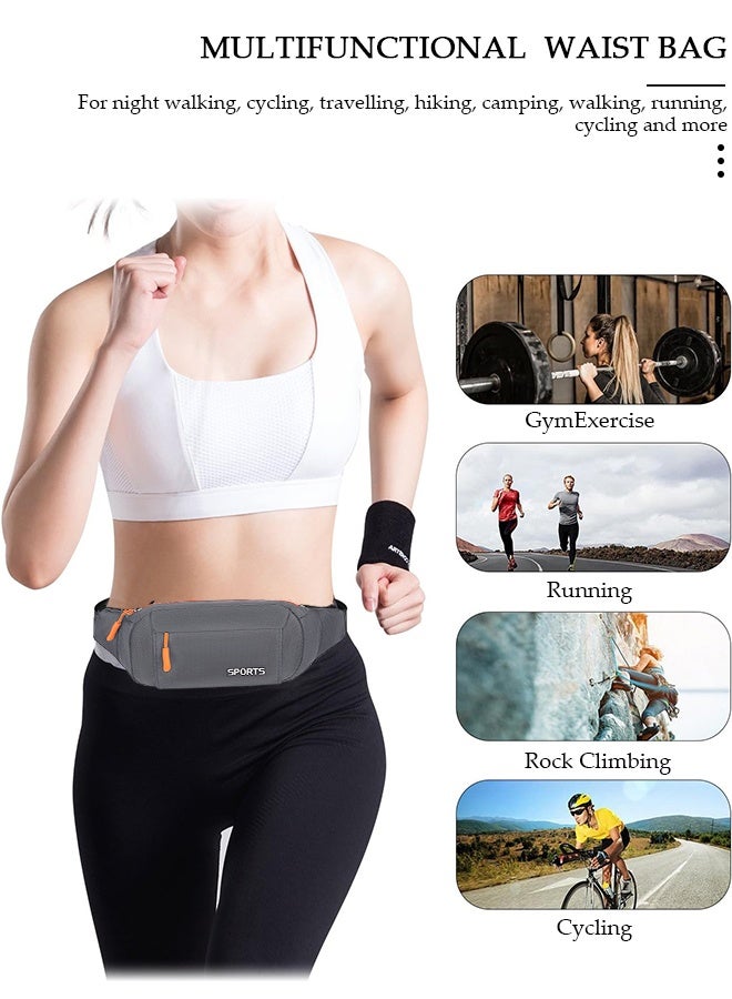 DUNISO Waist Pack for Men Women, Crossbody Waist Bag Pack Belt Bag for Travel Walking Running Hiking Cycling, Pouch Hip Bum Bag Chest Bag with Adjustable Strap For Gym Fitness Workout Travel Work Commuting - Image 4