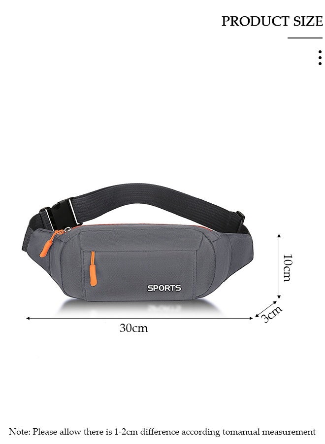 DUNISO Waist Pack for Men Women, Crossbody Waist Bag Pack Belt Bag for Travel Walking Running Hiking Cycling, Pouch Hip Bum Bag Chest Bag with Adjustable Strap For Gym Fitness Workout Travel Work Commuting - Image 2