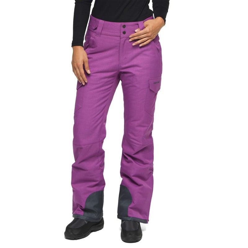 Arctix Women's Snow Sports Insulated Cargo Pants, Amethyst Melange, Large - Image 1