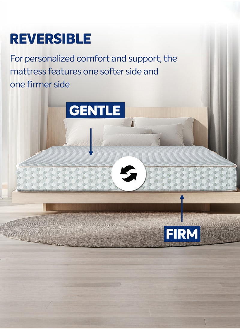 Sleepwell Sleepwell Dual Pro Profiled Foam | 10 Night Trial | Reversible | Gentle And Firm Triple Layered Anti Sag Foam Mattress | Queen Bed Size (200L x 160W x 30H cm), Thickness 30 cm  - Image 2