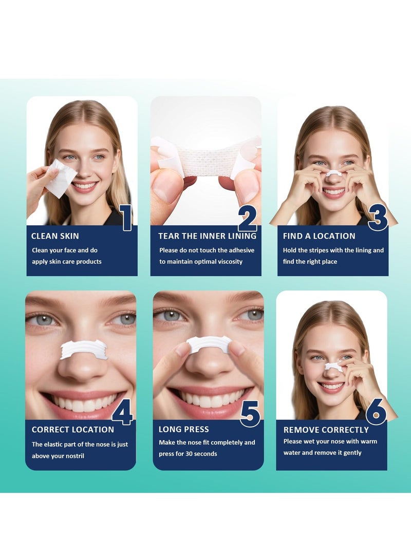 Necomi Nasal Strips , Improve Sleep Quality , Suitable for Sensitive Skin , Drug Free Snoring Solution and Relieve Nasal Congestion , 44 Tablets  - Image 4