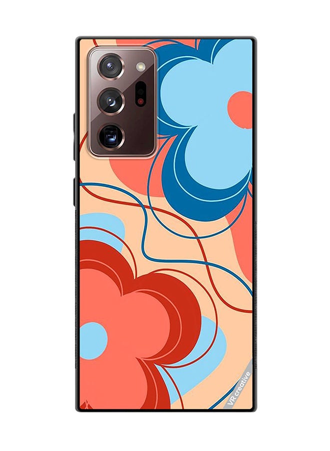 VR CREATIVE Protective Case Cover For Samsung Galaxy Note20 Ultra 5G Flower Design Multicolour - Image 1