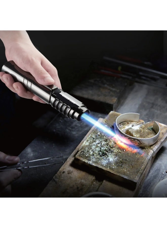 GREEN LION Jet Flame, Windproof, Refillable, Cooling Holes, Jet Flame Lighter, Ergonomic Design, 183ml Capacity, Safety Lock - Image 3