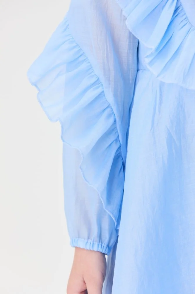 Tenda Ruffled Organza Dress