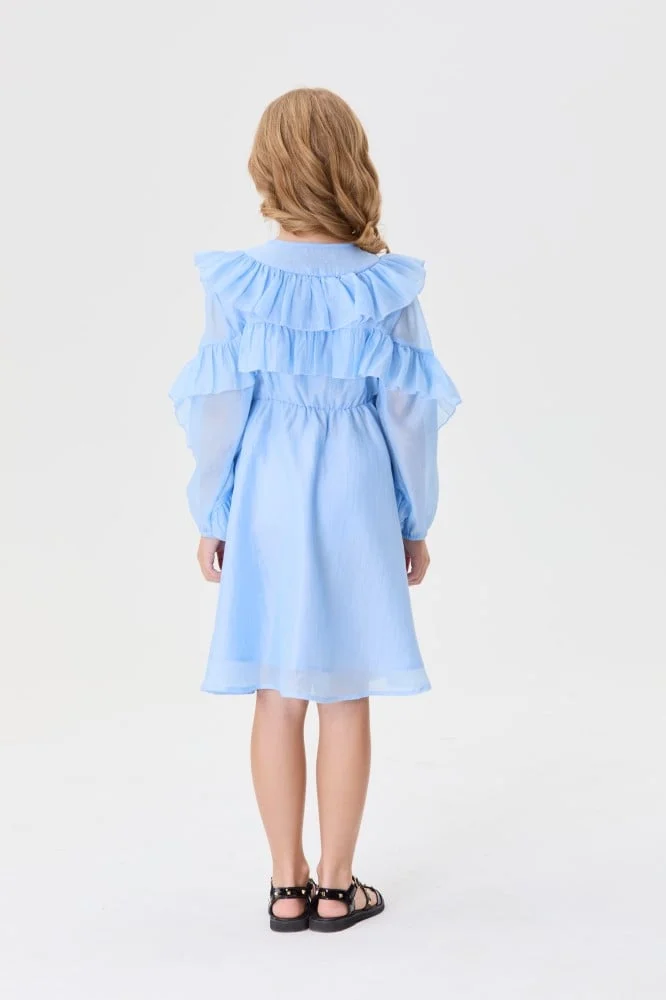 Tenda Ruffled Organza Dress