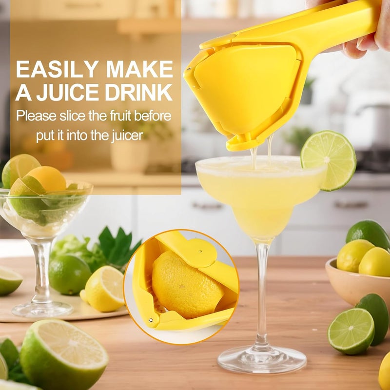 HUMUTA Lemon Squeezer, Effective Squeezing Juice Press, Easy-to-Use, Sturdy Flat Manual Lemon Juicer, Lime Squeezer, Citrus Juice Presser, to Squeeze Lemons, Limes, Citrus, oranges And Other Fruits - Image 2
