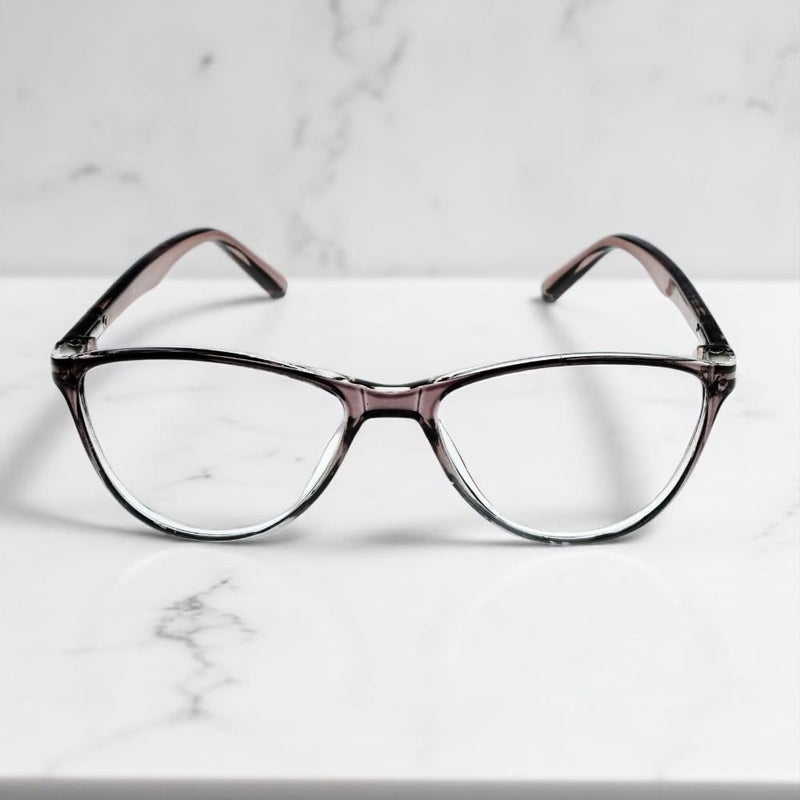 Lens + Lensplus Cateye Shape TR Full Rim Eyeglasses with Lightweight Unisex Eyewear for Men & Women | Stylish Computer & Daily Use Frame - Image 2