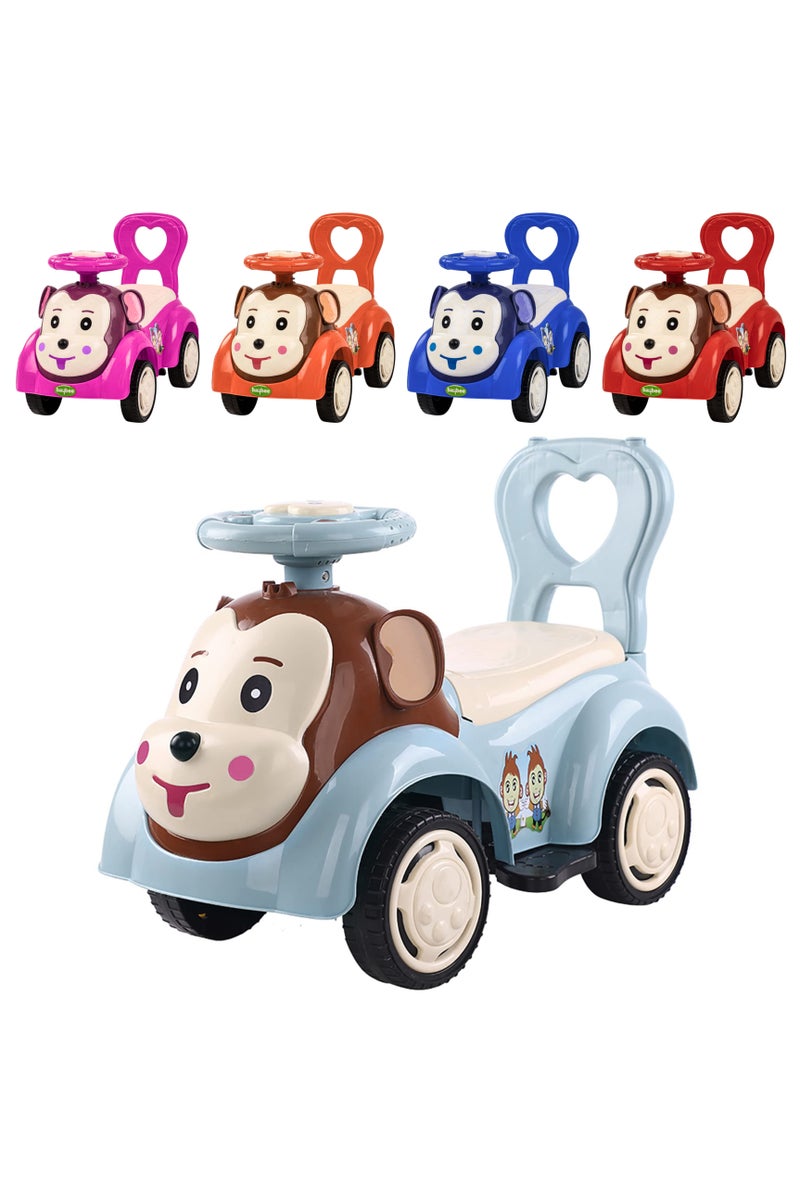 آيباما سيارة أطفال قابلة للركوب، مزودة بزر موسيقى للركوب | سيارات دفع، ألعاب أطفال | سيارات للأطفال الصغار من عمر سنة إلى 3 سنوات | ألوان متنوعة - Image 1