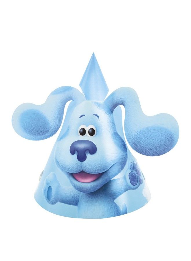 Unique Blue Clues Party Hats With Popout Ears 8Ct - Image 1