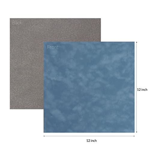 SEI S.E.I 12-Sheet Velvet Paper, 12 by 12-Inch, French Blue - Image 2