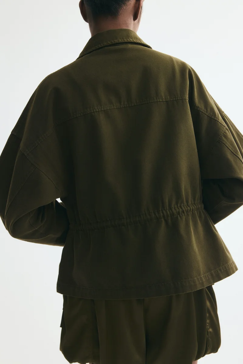H&M  Drawstring-detail utility jacket for Women | Best Price UAE