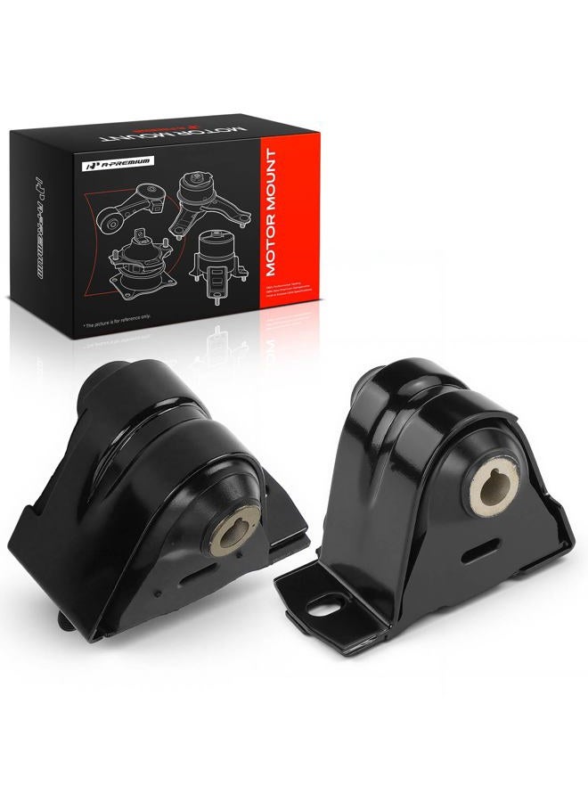 A-Premium Front Left & Right Engine Mount Kit Compatible with Jeep Wrangler, TJ 1997 1998 1999 2000 2001 2002 2003 2004 2005 2006, 2.4L 2.5L 4.0L, Replacement# 52019276666666 66 AB. 520 - Image 1