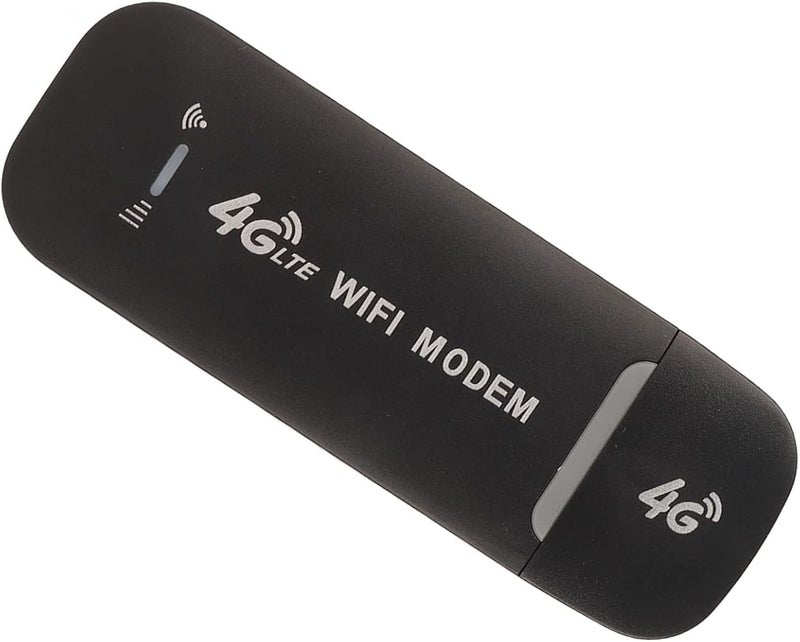 جوشيدا جهاز راوتر WiFi USB من Goshyda، دعم لشبكات 4G وLTE، نقطة اتصال خلوية (Hotspot)، يحتوي على فتحة لبطاقة SIM، سرعة نقل بيانات تصل إلى 150 ميجابت في الثانية، يدعم 10 مستخدمين، يعمل كمودم USB محمول للاستخدام في السيارة أو أثناء السفر أو في الأما - Image 4