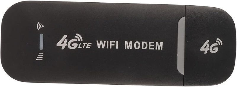 جوشيدا جهاز راوتر WiFi USB من Goshyda، دعم لشبكات 4G وLTE، نقطة اتصال خلوية (Hotspot)، يحتوي على فتحة لبطاقة SIM، سرعة نقل بيانات تصل إلى 150 ميجابت في الثانية، يدعم 10 مستخدمين، يعمل كمودم USB محمول للاستخدام في السيارة أو أثناء السفر أو في الأما - Image 5