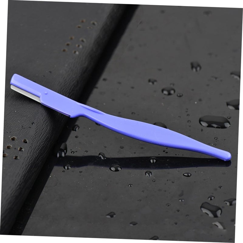 Outanaya 3pcs Stainless Steel Eyebrow Trimmer Kit Portable Razor for Women and Girls Easy to Clean Eyebrow Shaper Tool for Travel and Home Use - Image 2