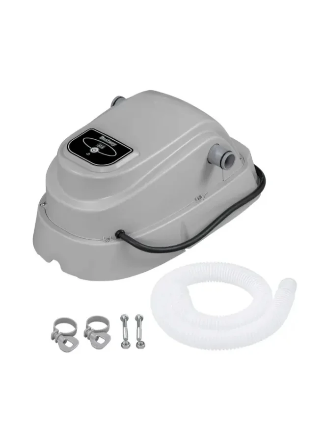 بست واي Bestway Flowclear Pool Heater for Above Ground Swimming Pools, Electric Water Heating System, Compatible with Filter Pumps, Extends Swimming Season