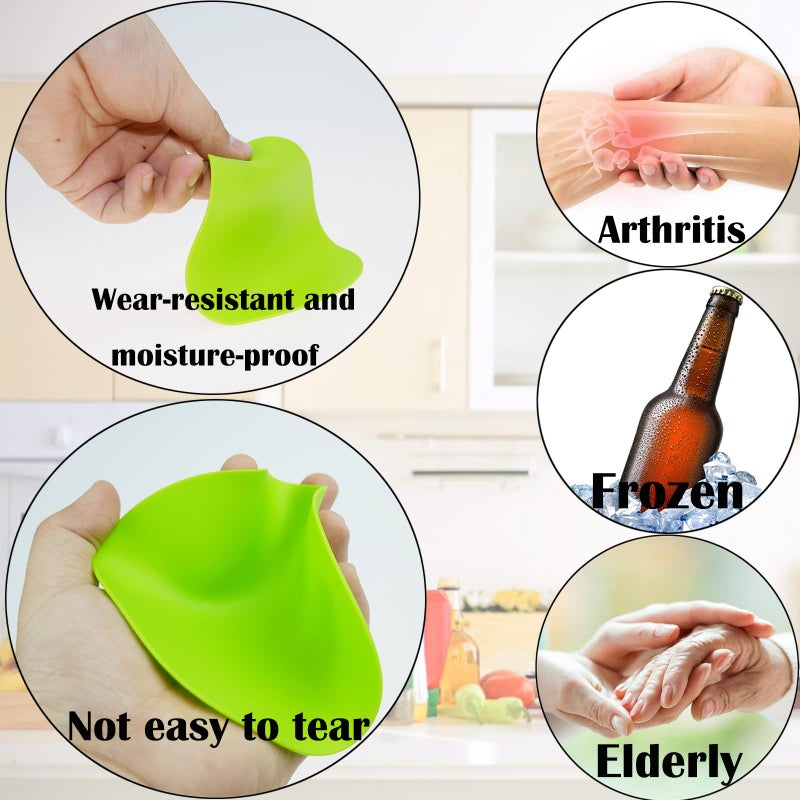 Puledow Rubber Jar Opener Gripper Pad-Jar Opener For Weak Hands-Silicone Heat Insulation Pad Round-Rubber Grippers For Opening Jars - Image 4